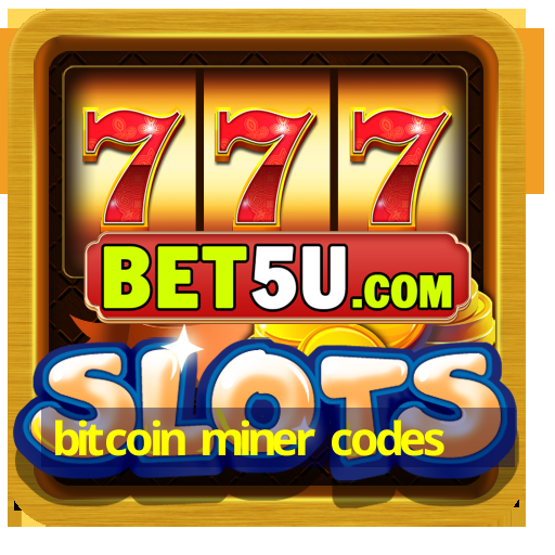 bitcoin miner codes